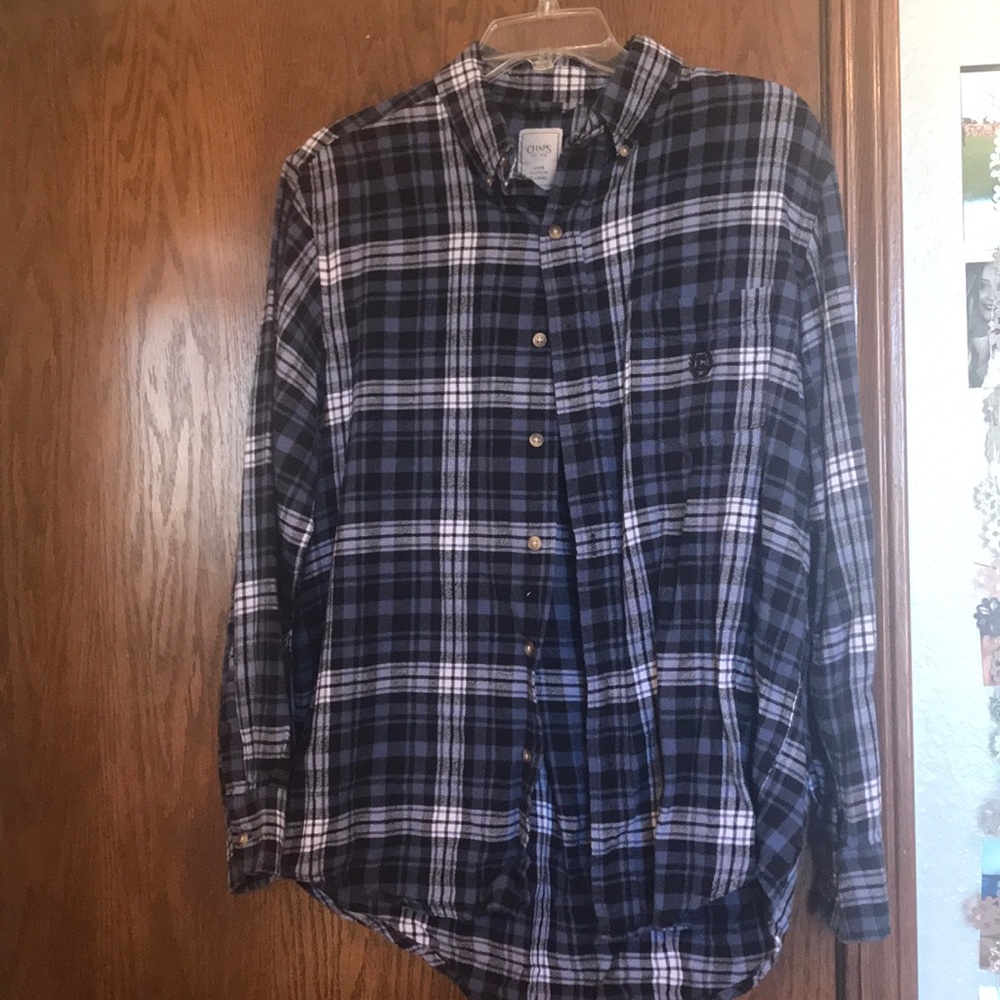 Blue Chaps flannel